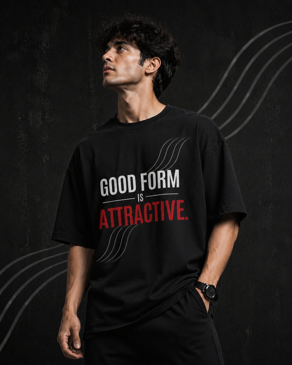 UrbanFold™ Good Form Is Attractive. | Breathable Oversized Tee