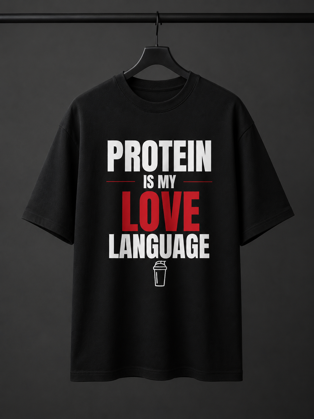 UrbanFold™ Protein Is My Love Language |Essential Oversized Tee