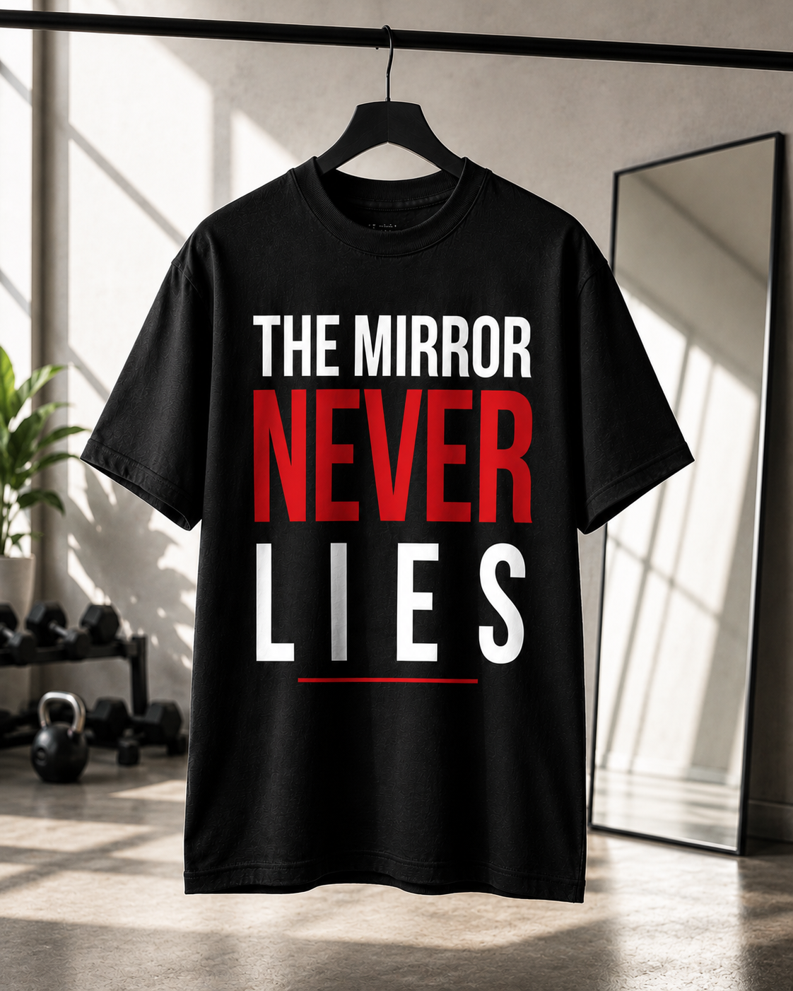 UrbanFold™ The Mirror Never Lies |Essential Oversized Tee