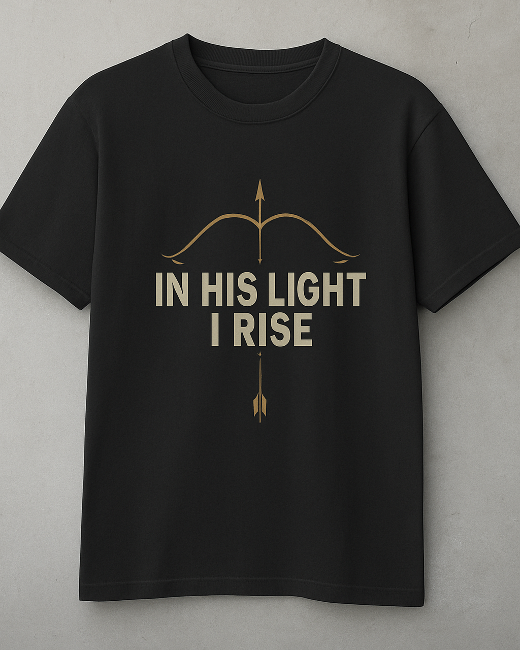 In His Light I Rise – Unisex Oversized T-Shirt